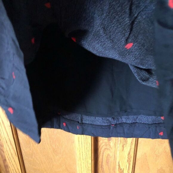 Anthropologie Whistles Mia Heart Print Mini Dress Size 4 - Picture 9 of 16